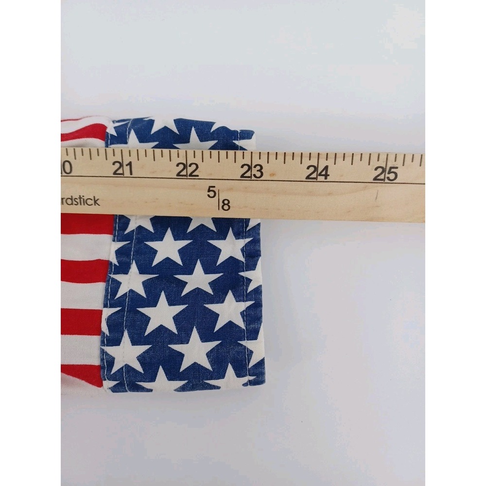 Boston Prepatory Co Mens XL USA Flag Long Sleeve Button-Down - Picture 4 of 8